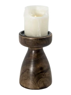 Adisa Kerzenständer, Braun