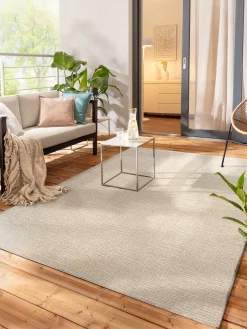 Alaro Outdoor-Teppich, Creme