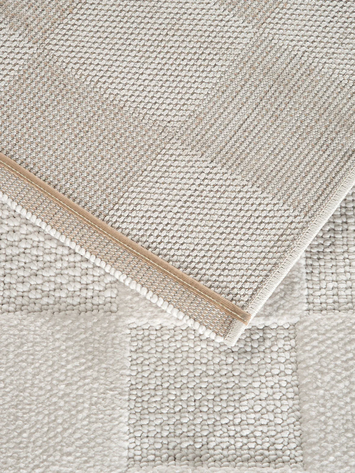 Alcanar Moderner Teppich, Creme