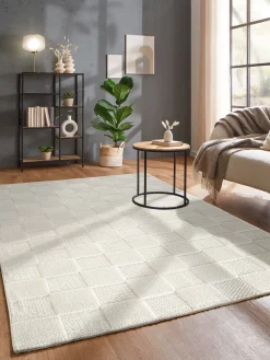 Alcanar Moderner Teppich, Creme