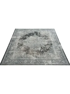 Alessandria Vintage-Teppich, Silber