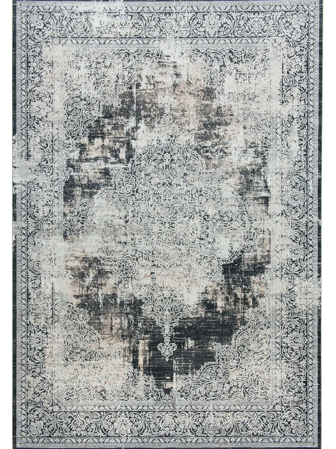 Alessandria Vintage-Teppich, Silber