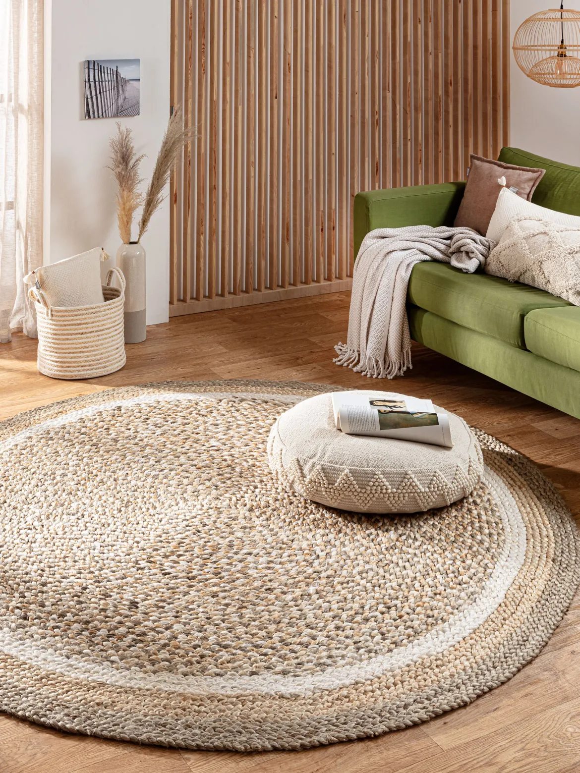 Almenara Jute-Teppich, Multicolor