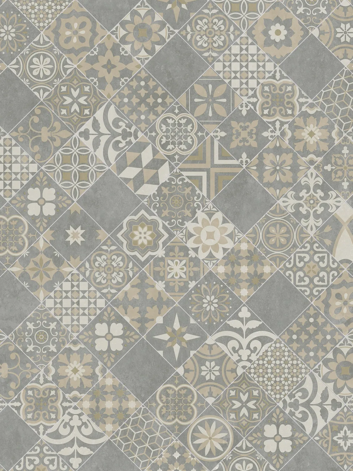Almeria Vinyl-Rollenware, Grey 170M