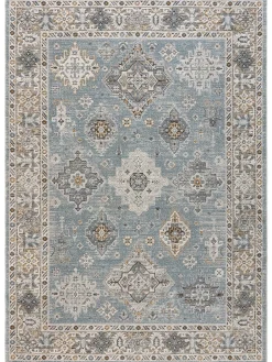 Amarat Vintage-Teppich, Azur