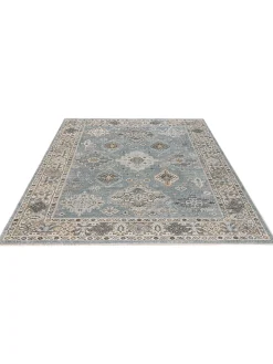 Amarat Vintage-Teppich, Azur