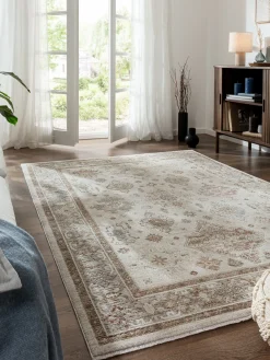 Amarat Vintage-Teppich, Creme