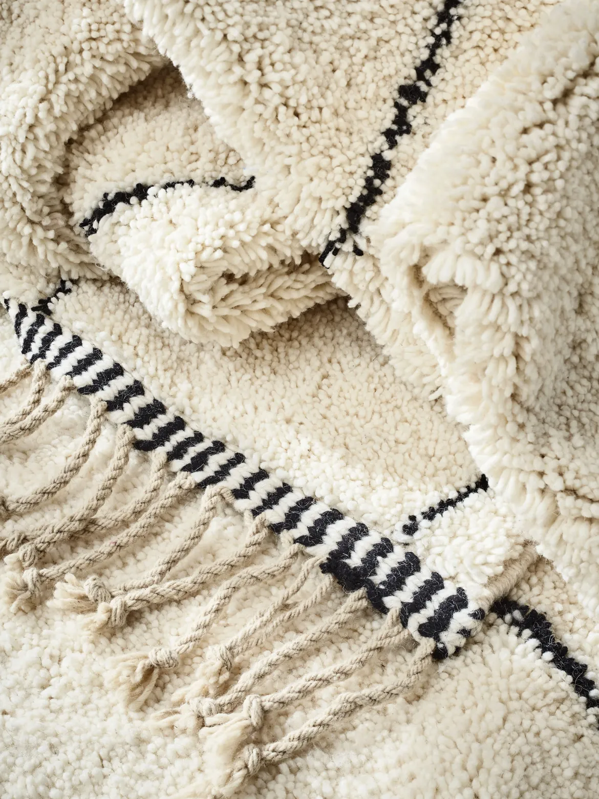 Amasin Berber-Teppich, Creme