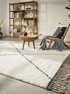 Amasin Berber-Teppich, Creme
