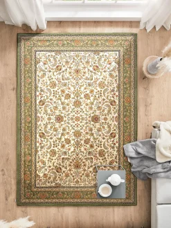 Amasra Orient-Teppich, Beige/Grün