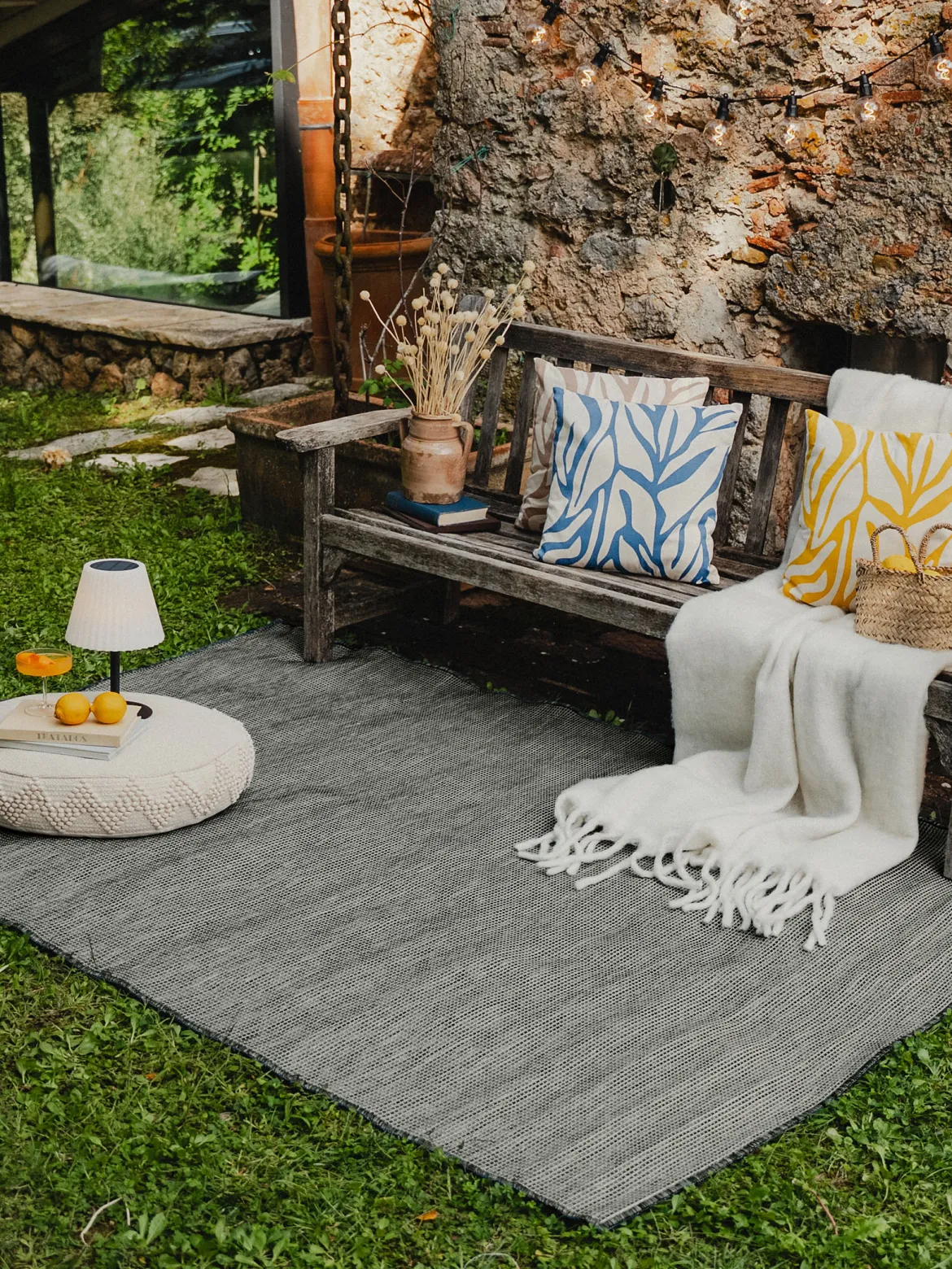 Anakena Outdoor-Teppich, Graphit
