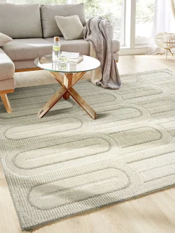 Arc Moderner Teppich, Offwhite
