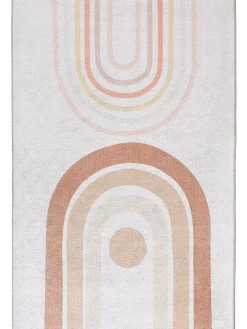Arcobaleno Moderner Teppich, Beige/Orange