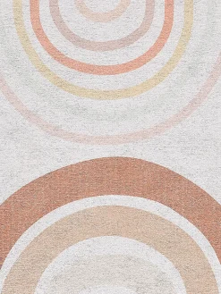 Arcobaleno Moderner Teppich, Beige/Orange