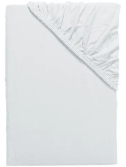 Arosa Flanell-Spannbetttuch, Weiss