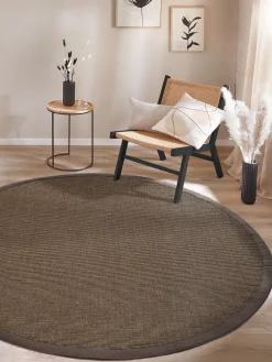 Aruba Colour Sisal-Teppich, Kaffee