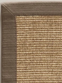 Aruba Colour Sisal-Teppich, Kiesel