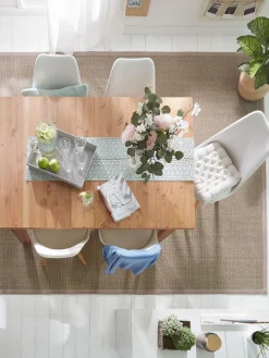 Aruba Colour Sisal-Teppich, Steingrau
