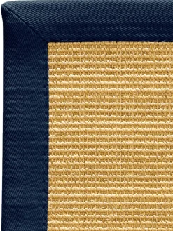 Aruba Nature Sisal-Teppich, Dunkelblau