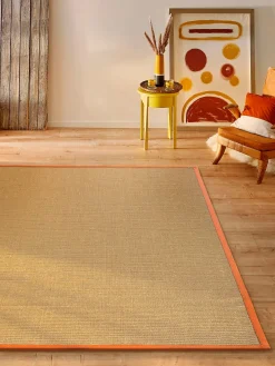 Aruba Nature Sisal-Teppich, Orange