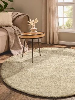 Atlas Berber-Teppich, Dunkelbeige