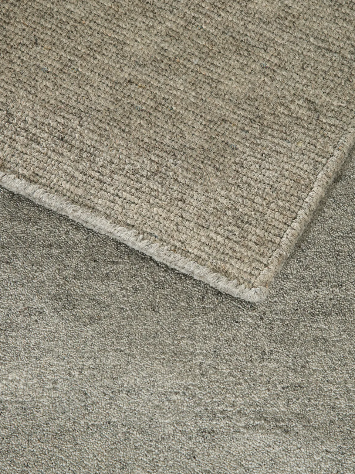 Auckland Woll-Teppich, Grau