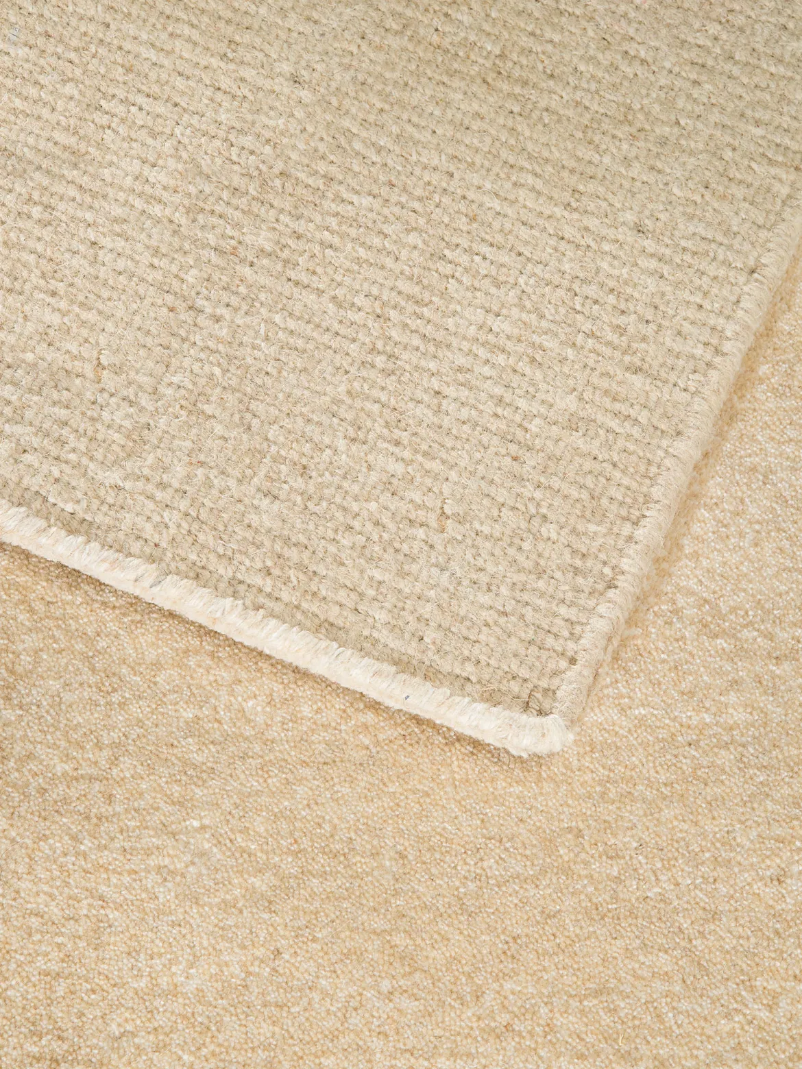 Auckland Woll-Teppich, Sand