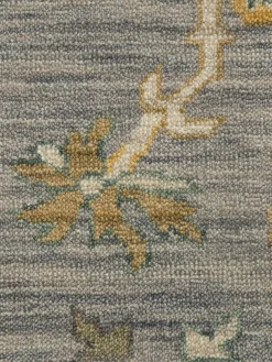 Badshahi Orient-Teppich, Grau
