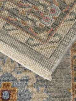 Badshahi Orient-Teppich, Grau