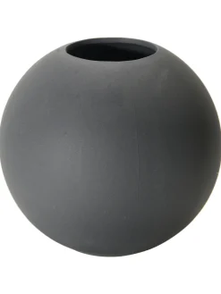 Ball Flower Vase, Schwarz