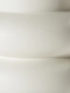 Banda Vase, Creme