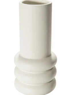 Banda Vase, Creme