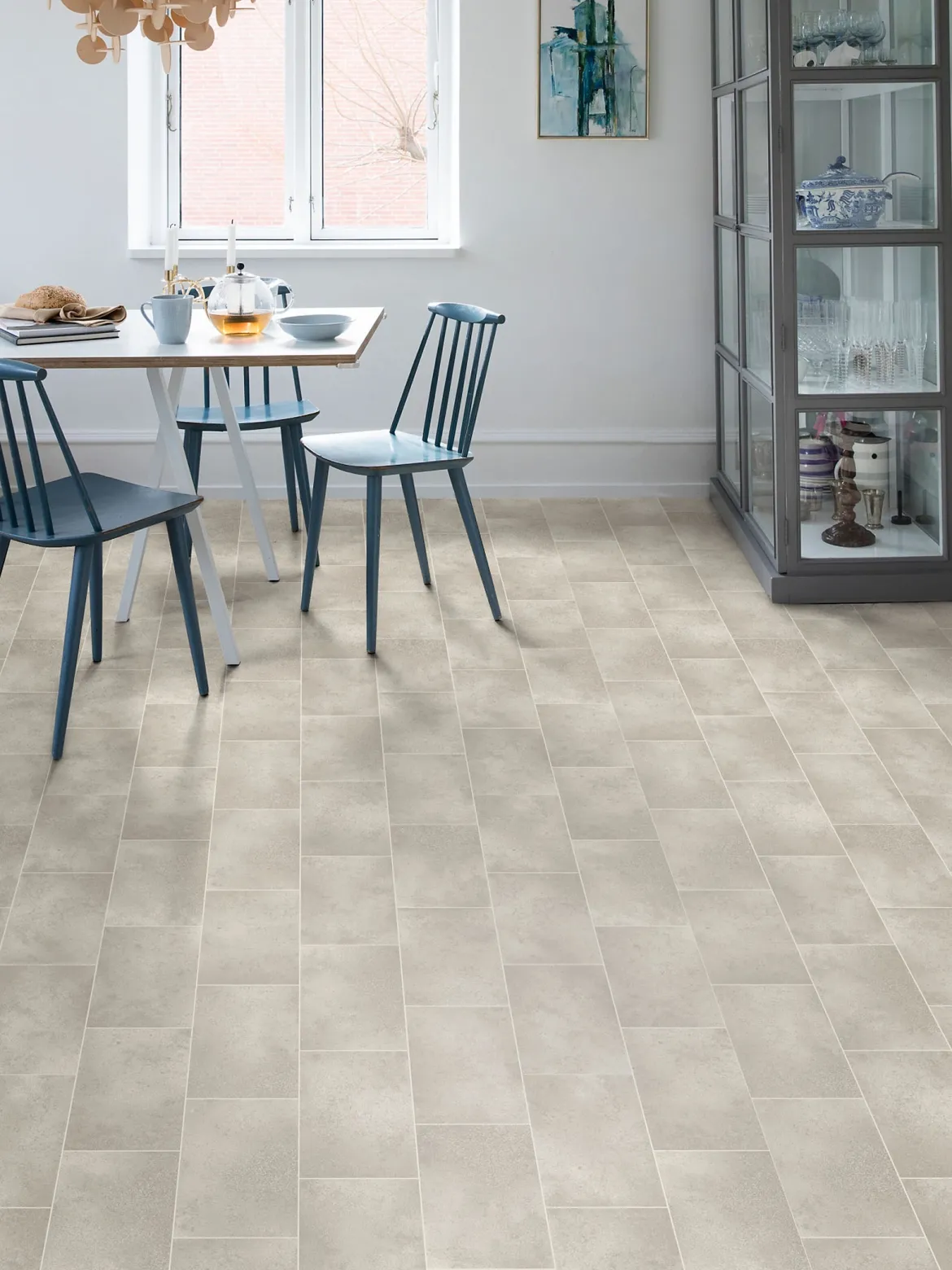 Barbuda Vinyl-Rollenware, Travertin 583