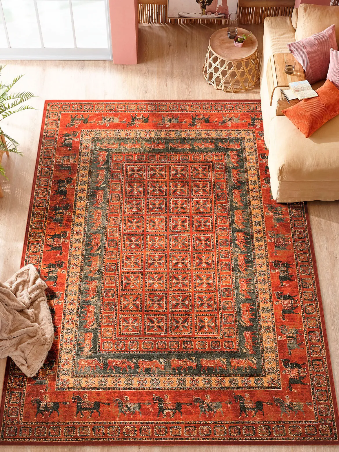 Bartolini Pasyryk Orient-Teppich, Rot