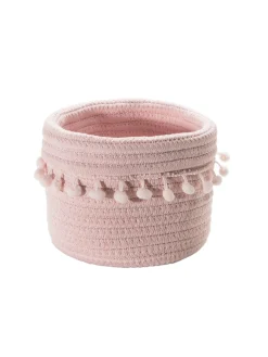 Basket Pinky Korb, Samtpink