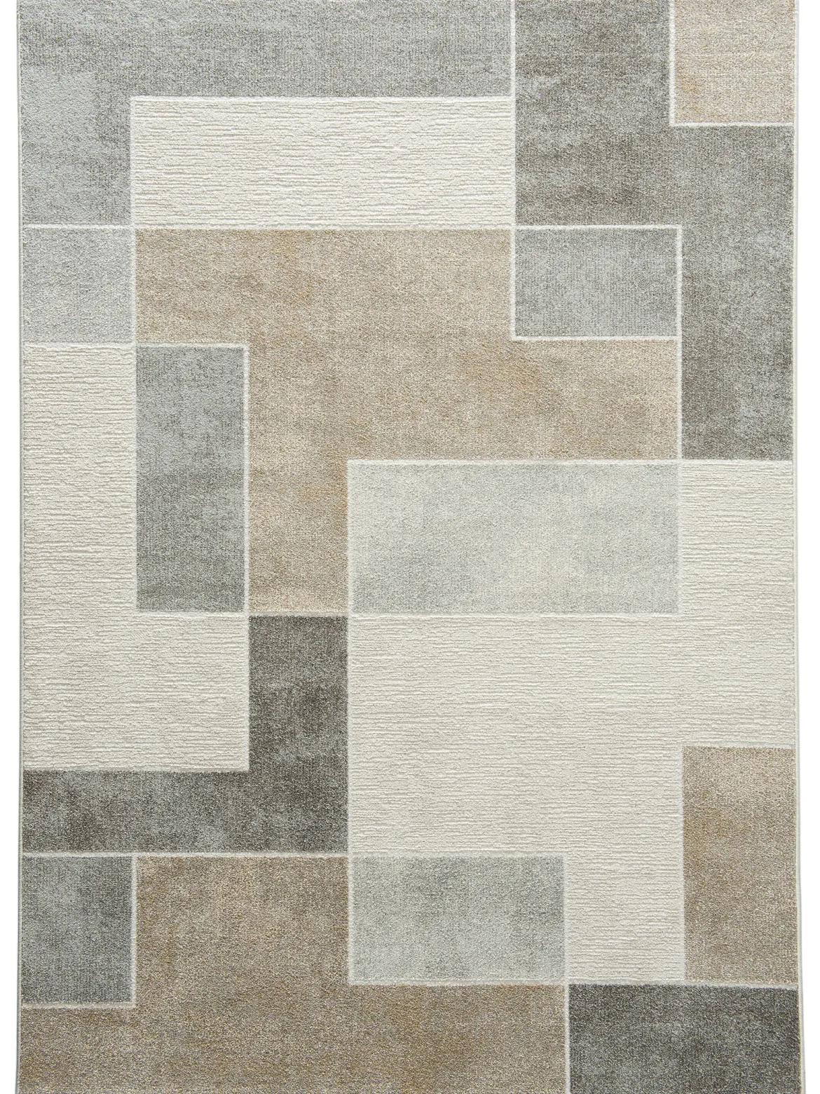 Bellmore Moderner Teppich, Gold