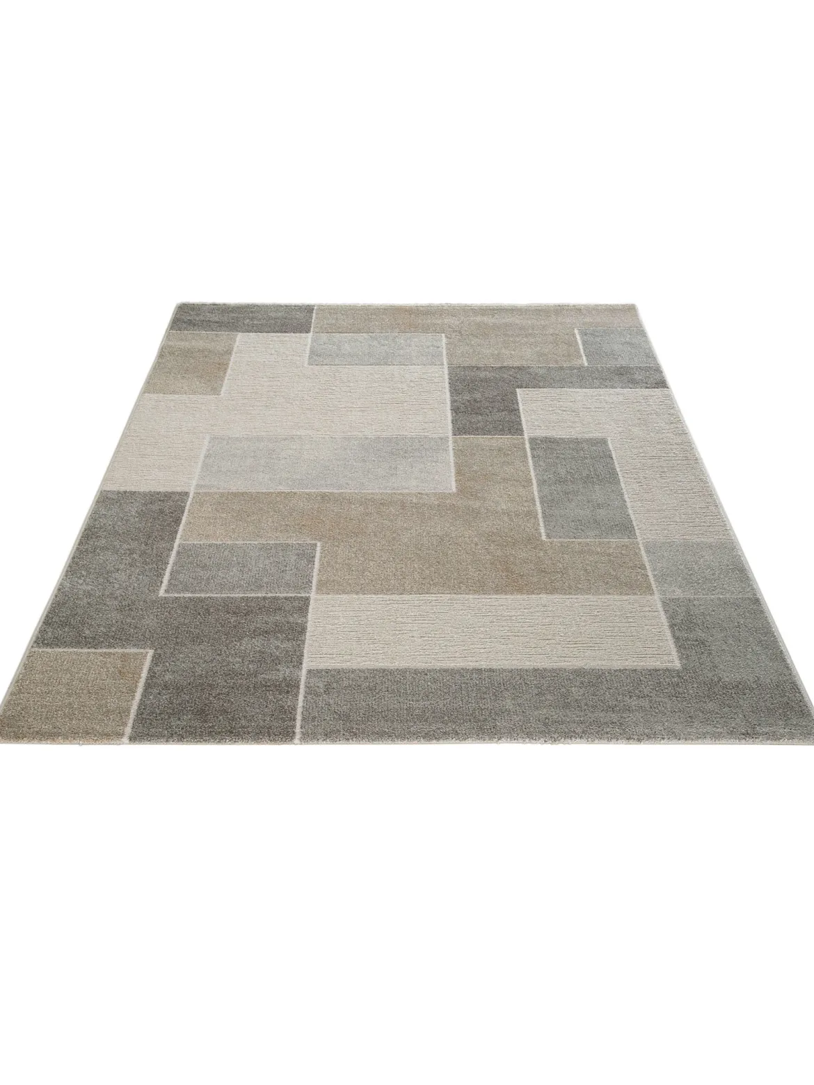 Bellmore Moderner Teppich, Gold