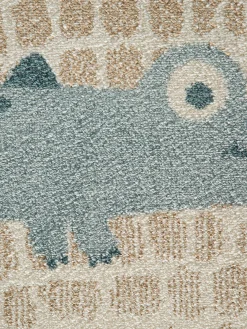 Benedito Kinder-Teppich, Dunkelbeige