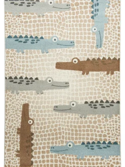 Benedito Kinder-Teppich, Dunkelbeige
