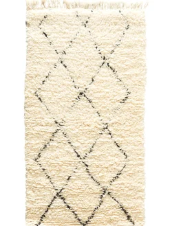 Beni Ourain ca. 68 x 128 cm, Unikat / Einzelstück