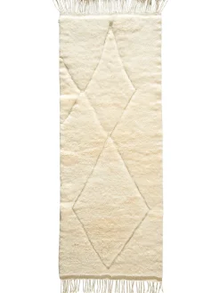 Beni Ourain ca. 110 x 290 cm, Unikat / Einzelstück