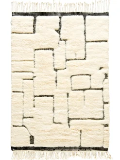 Beni Ourain ca. 143 x 205 cm, Unikat / Einzelstück