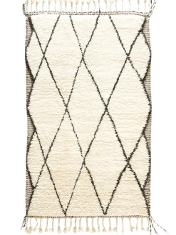 Beni Ourain ca. 154 x 257 cm, Unikat / Einzelstück