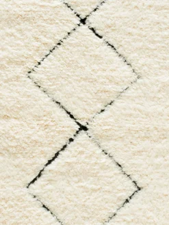 Beni Ourain ca. 89 x 313 cm, Unikat / Einzelstück