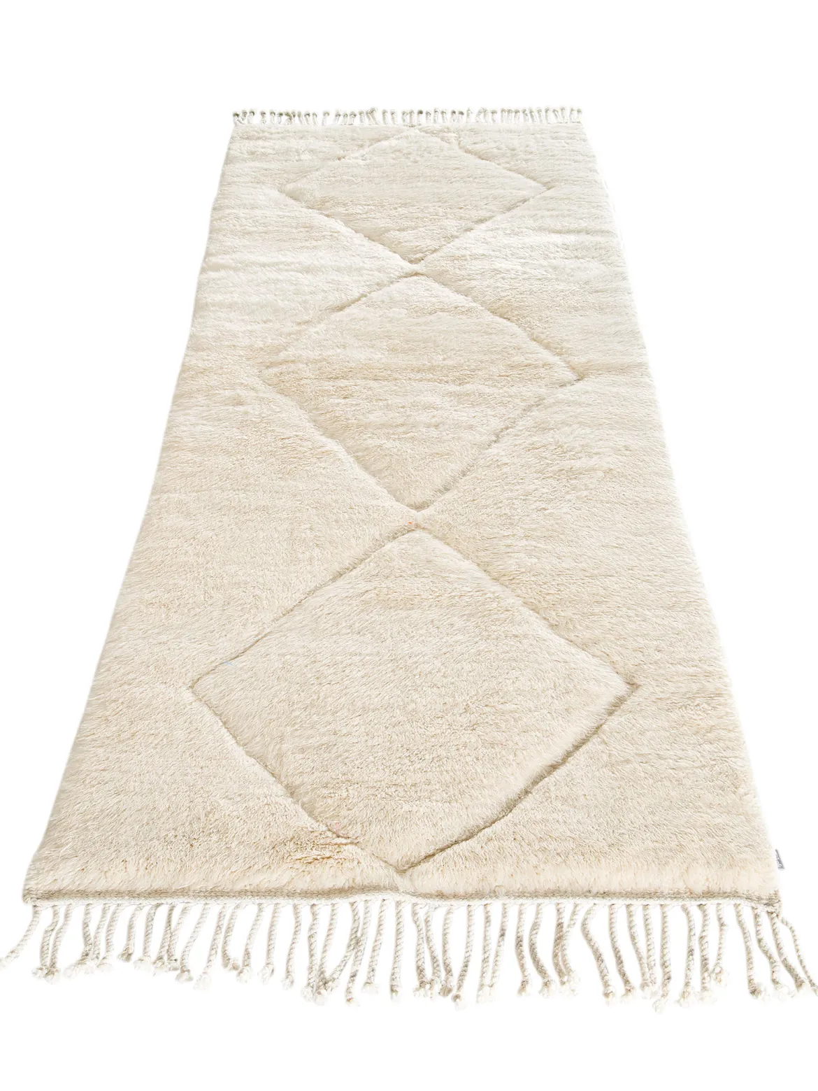 Beni Ourain ca. 97 x 320 cm, Unikat / Einzelstück