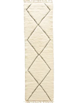 Beni Ourain ca. 84 x 294 cm, Unikat / Einzelstück