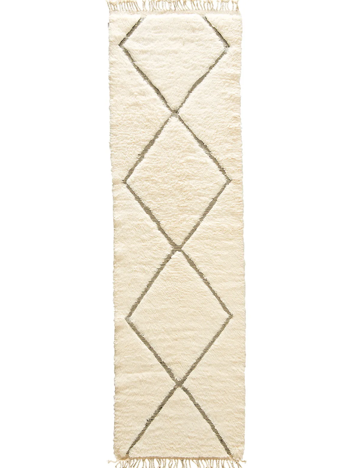 Beni Ourain ca. 84 x 294 cm, Unikat / Einzelstück
