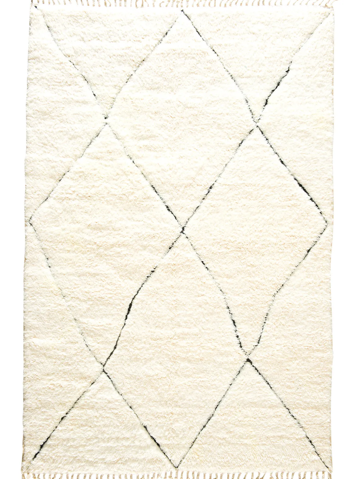 Beni Ourain ca. 200 x 305 cm, Unikat / Einzelstück