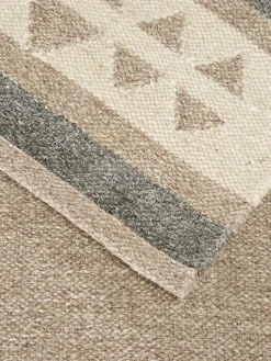 Berga Flachgewebe-Teppich, Light Brown