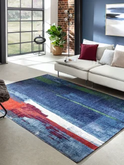 Beverston Vintage-Teppich, Multiblue